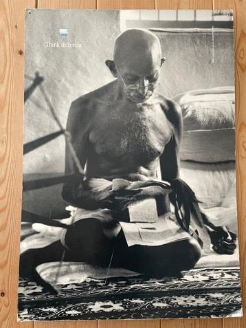 Apple Think Different poster uit 1997 - Mahatma Gandhi beschikbaar voor biedingen