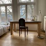 Robuuste houten tafel massief steigerhout, Huis en Inrichting, Ophalen, Gebruikt, 50 tot 100 cm, Vijf personen of meer
