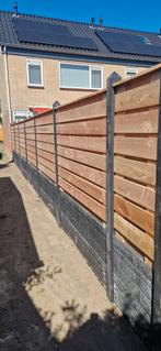 Hout beton schuttingen, Tuin en Terras, Schuttingen, 1 tot 2 meter, 6 meter of meer, Nieuw, Ophalen of Verzenden