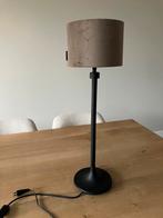 Prachtige brynxz schemer lamp met fluwelen kap taupe, Ophalen of Verzenden, Zo goed als nieuw, 50 tot 75 cm