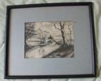 Pen/Potlood tekening ., Antiek en Kunst, Ophalen of Verzenden