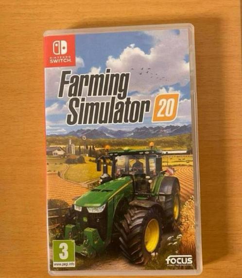 Farming simulator 20 (Switch), Spelcomputers en Games, Games | Nintendo Switch, Zo goed als nieuw, Simulatie, 1 speler, Vanaf 3 jaar
