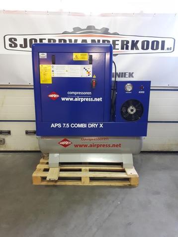 ACTIE AIRPRESS APS 7,5 COMBI DRY X 690L/MIN beschikbaar voor biedingen