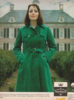 retro reclame 1974 Schuttersveld damesmode groene jas, Verzenden, Overige typen