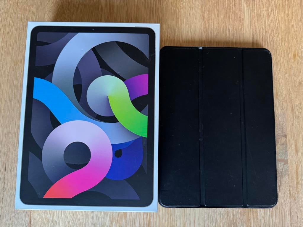 Apple iPad Air 4 2020 64GB Zwart, Computers en Software, Apple iPads, Zwart, Apple iPad Air, 11 inch, Ophalen of Verzenden