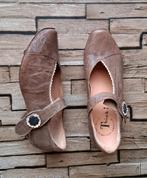 THINK!  prachtige leren ballerina's, 39, Bruin, Verzenden, Think!, Ballerina's