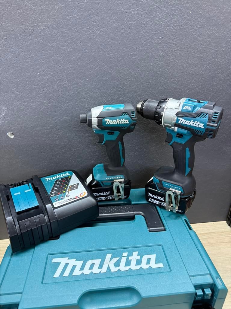Makita DLX set, Ophalen, Zo goed als nieuw, Boor- en Schroefmachine
