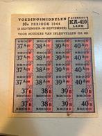 Voedingsmiddelen Bonkaart KA-410 Land - 10e Periode 1944, Verzamelen, Ophalen of Verzenden, 1940 tot 1960, Nederland, Knipsel(s)