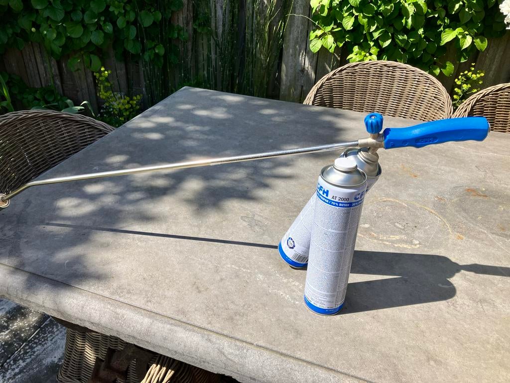 Onkruidbrander met extra gasfles van Hornbach, Ophalen, Gebruikt