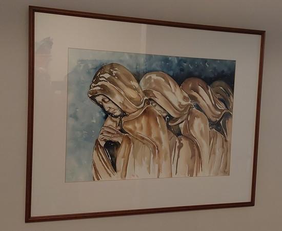 Prachtig schilderij in lijst. Prijs bieden, Antiek en Kunst, Ophalen of Verzenden