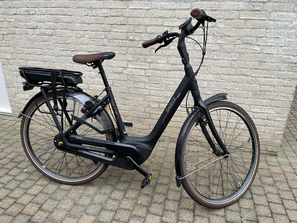 Gazelle Orange C8 Black mat frame 49cm en Powerpack 400, Ophalen, Zo goed als nieuw, 47 tot 51 cm, 50 km per accu of meer