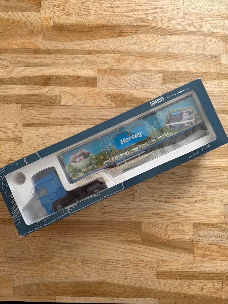 Nieuw in doos - lion toys, Hobby en Vrije tijd, Modelauto's | 1:50, Ophalen, Zo goed als nieuw, Bus of Vrachtwagen, Lion Toys