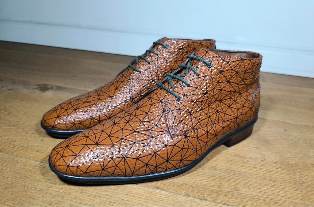 Floris van Bommel halfhoge herenschoenen maat 8,5 / 42,5, Kleding | Heren, Schoenen, Ophalen, Overige kleuren, Floris van Bommel
