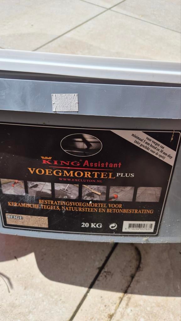 King Assistant Voegmortel Plus Beige, Ophalen