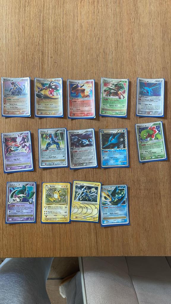 Pokémon kaarten collectie - Diverse zeldzame kaarten, Ophalen of Verzenden, Gebruikt, Meerdere kaarten