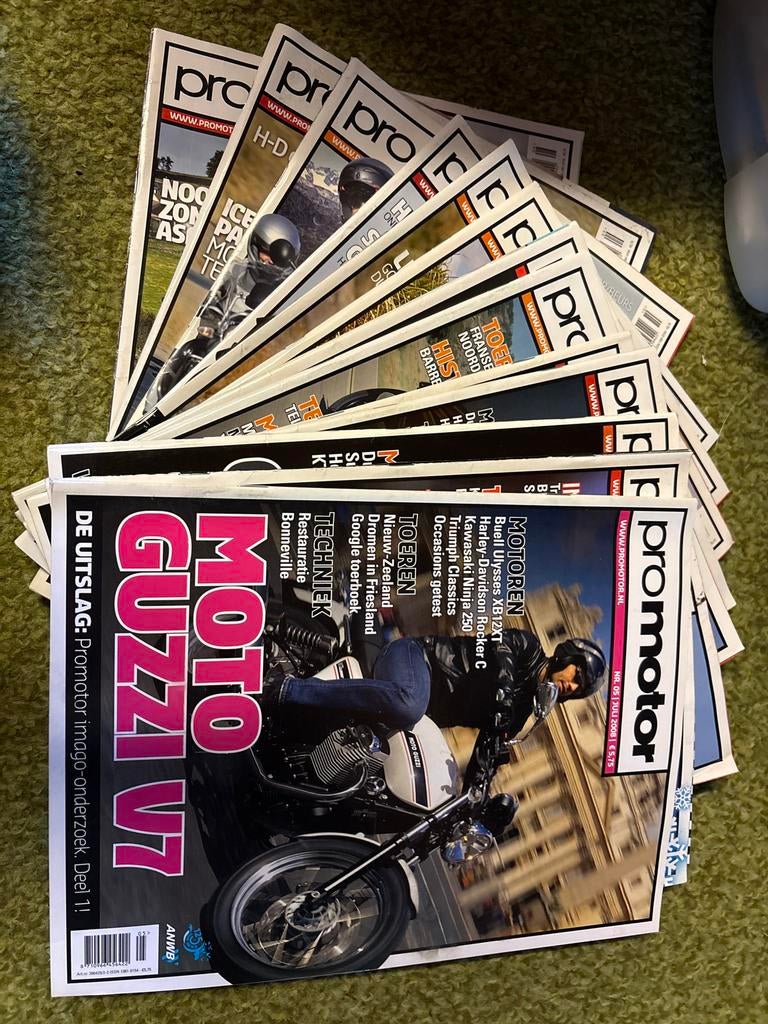 Promotor motorbladen, diverse edities, Boeken, Tijdschriften en Kranten, Ophalen of Verzenden, Gelezen, Overige typen