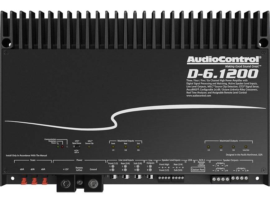 AudioControl D-6.1200 auto versterker met dsp, Ophalen of Verzenden, Zo goed als nieuw