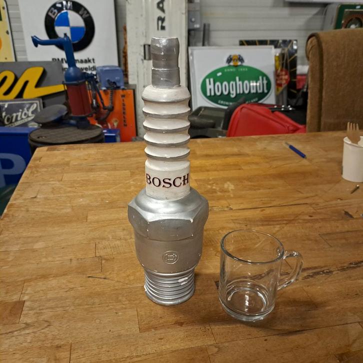 Bosch reclame bougie XL, Verzamelen, Merken en Reclamevoorwerpen, Gebruikt, Reclamebord, Ophalen of Verzenden