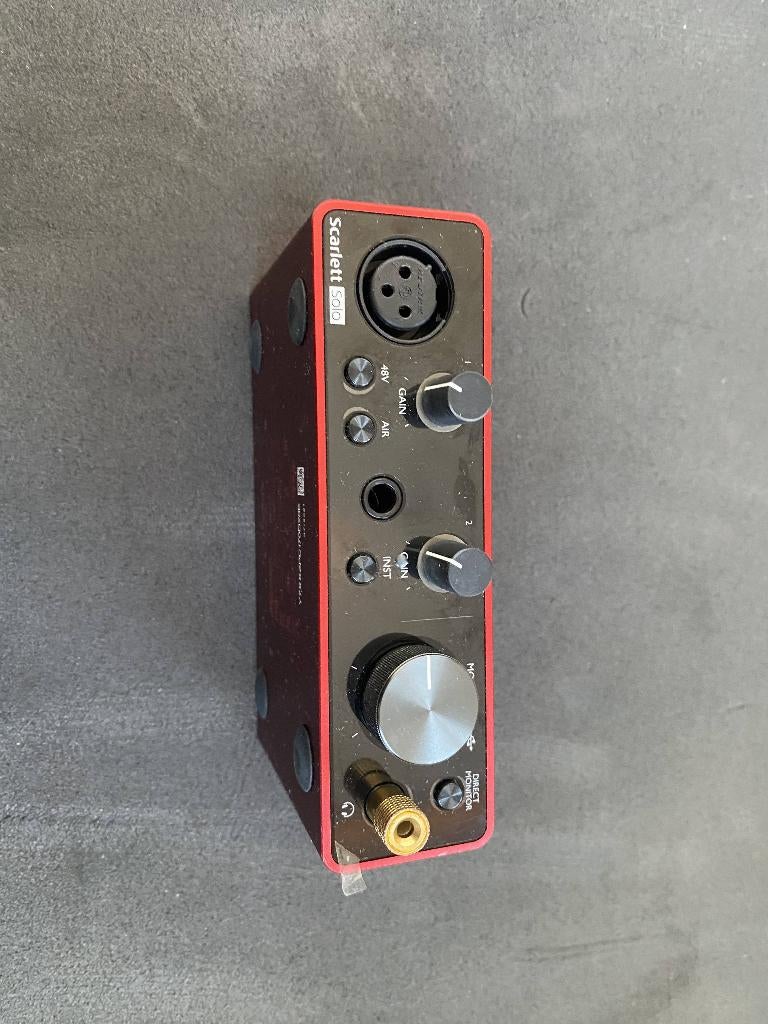 Focusrite Scarlett Solo 3rd Gen, Ophalen of Verzenden, Zo goed als nieuw, Overige typen