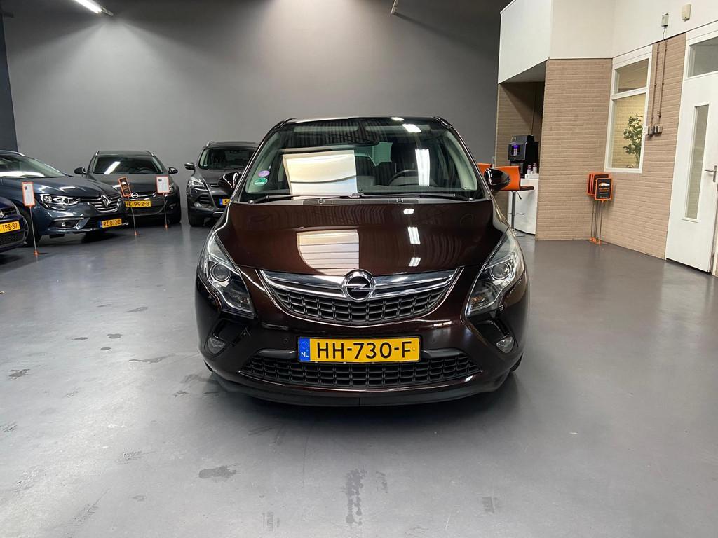 Opel Zafira Tourer 1.4 Business+ 7p. PANORAMA CAMERA STUUR V, Auto's, Opel, Gebruikt, Euro 6, 4 cilinders, Bruin