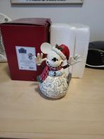 Nieuwe mickey mouse snowy smiles tradition jim shore, Ophalen of Verzenden, Mickey Mouse, Nieuw, Beeldje of Figuurtje
