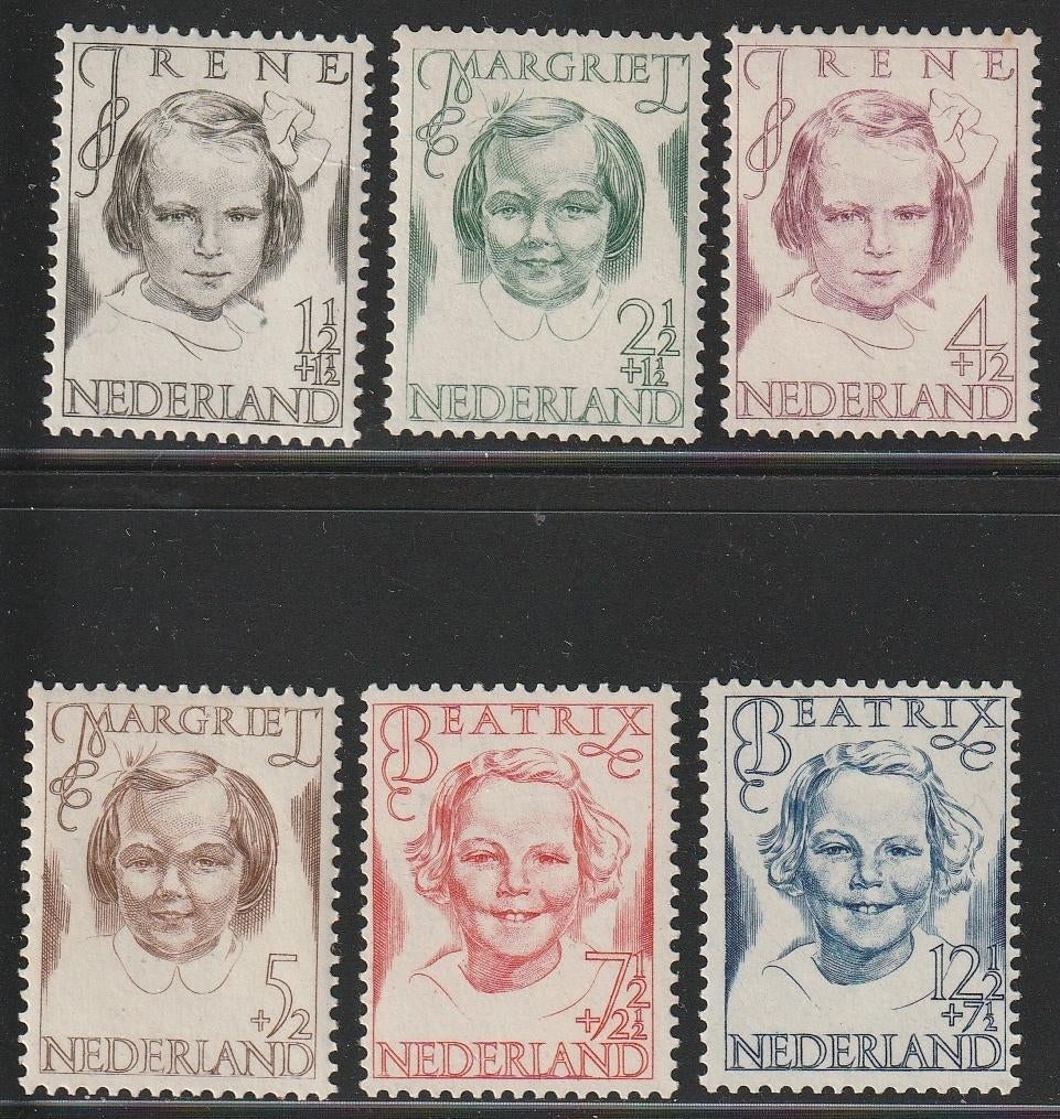 Nederland 1946 454/459 Prinsessen, Postfris, Postzegels en Munten, Postzegels | Nederland, Ophalen of Verzenden, Na 1940, Postfris