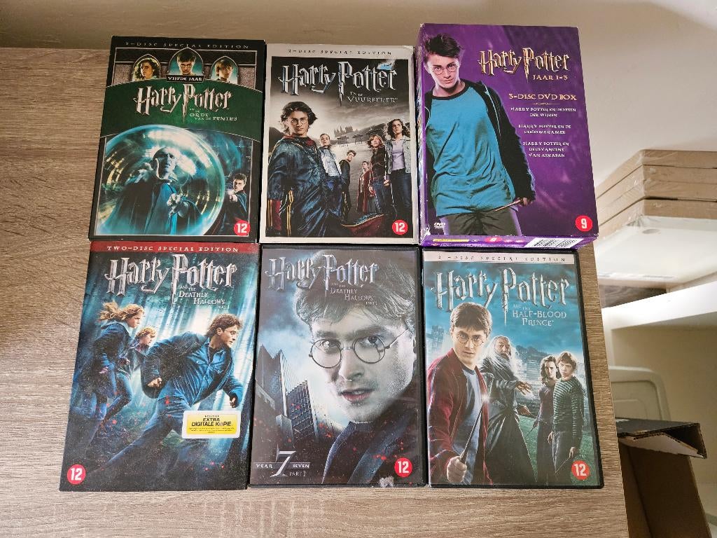 Dvd Harry Potter ,12 dvd's, Ophalen of Verzenden, Zo goed als nieuw, Overige typen