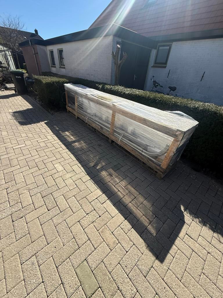 Nieuwe elektrische garagedeur 3000x2500, Doe-het-zelf en Verbouw, Ophalen, 120 cm of meer, 215 cm of meer, Garagedeur