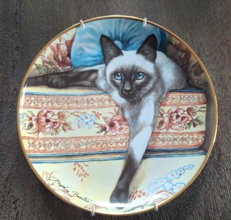 Het bord van Blue Eyes, Huis en Inrichting, Porselein of Keramiek, Schaal, Rond, Ophalen of Verzenden