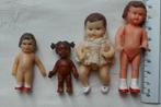 4 stuks vintage popjes, Verzamelen, Poppen, Verzenden, Zo goed als nieuw, Pop