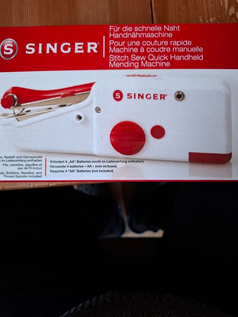 Singer Stitch Sew Quick Handheld Mending Machine, Ophalen, Naaimachine, Singer