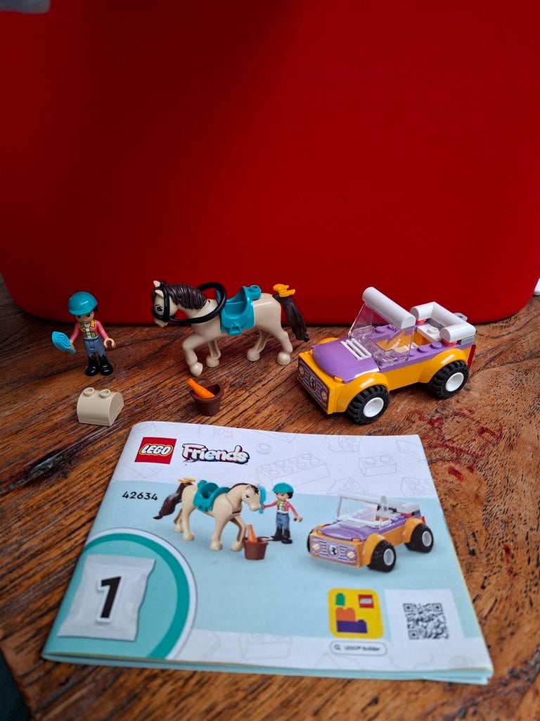 Lego Friends 42634 Paarden en auto, Kinderen en Baby's, Speelgoed | Duplo en Lego, Ophalen of Verzenden