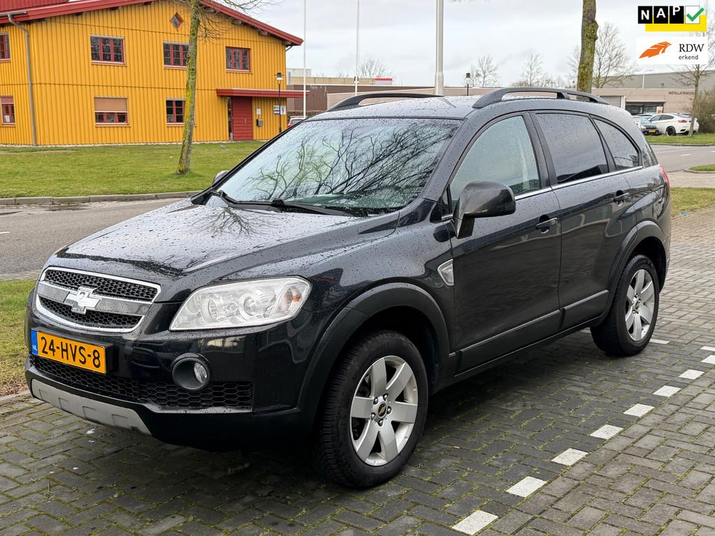 Chevrolet Captiva 2.4i Class 7 persoon, Auto's, Chevrolet, 136 pk, Gebruikt, 4 cilinders, Zwart