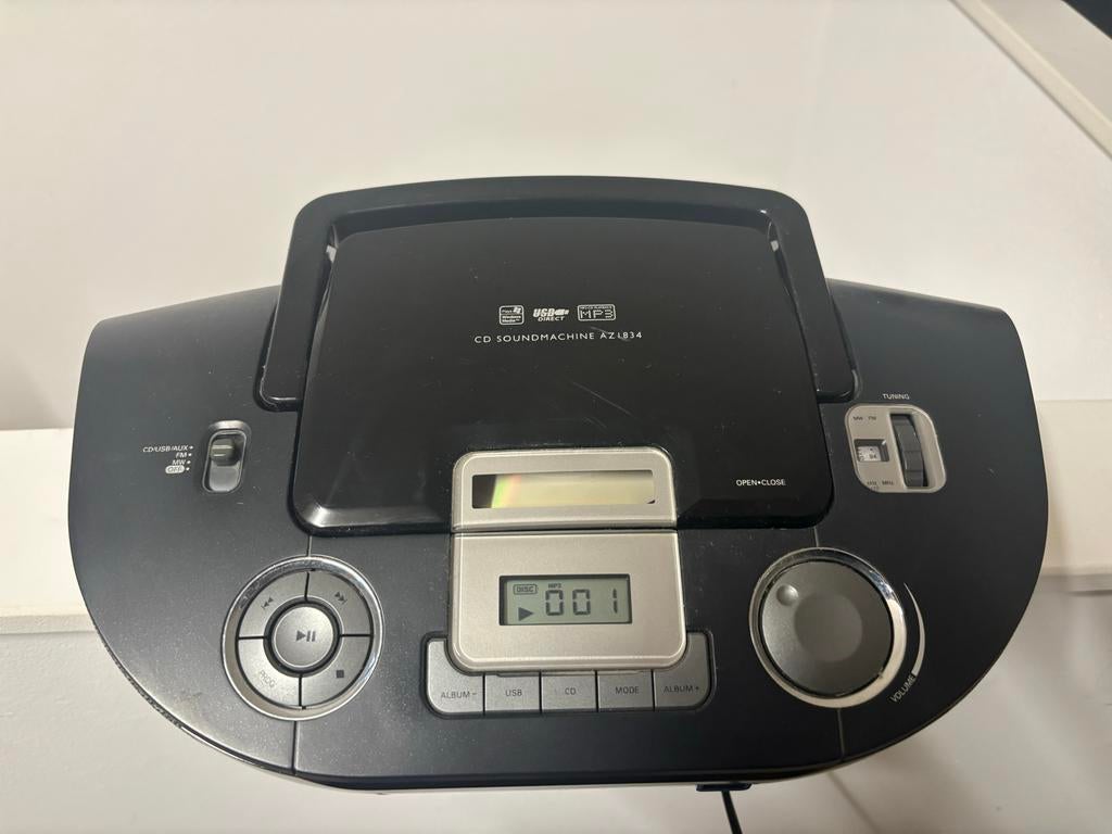 Philips Radio met CD-speler en USB, Ophalen of Verzenden, Gebruikt, Radio, Met cd-speler