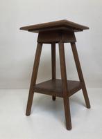 planten tafel Art & Crafts eikenhout piëdestal 1900, Ophalen