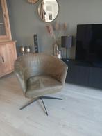 Groene Microleer Draaifauteuil Jansen Totaal Wonen, Ophalen, Gebruikt, 75 tot 100 cm, 75 tot 100 cm