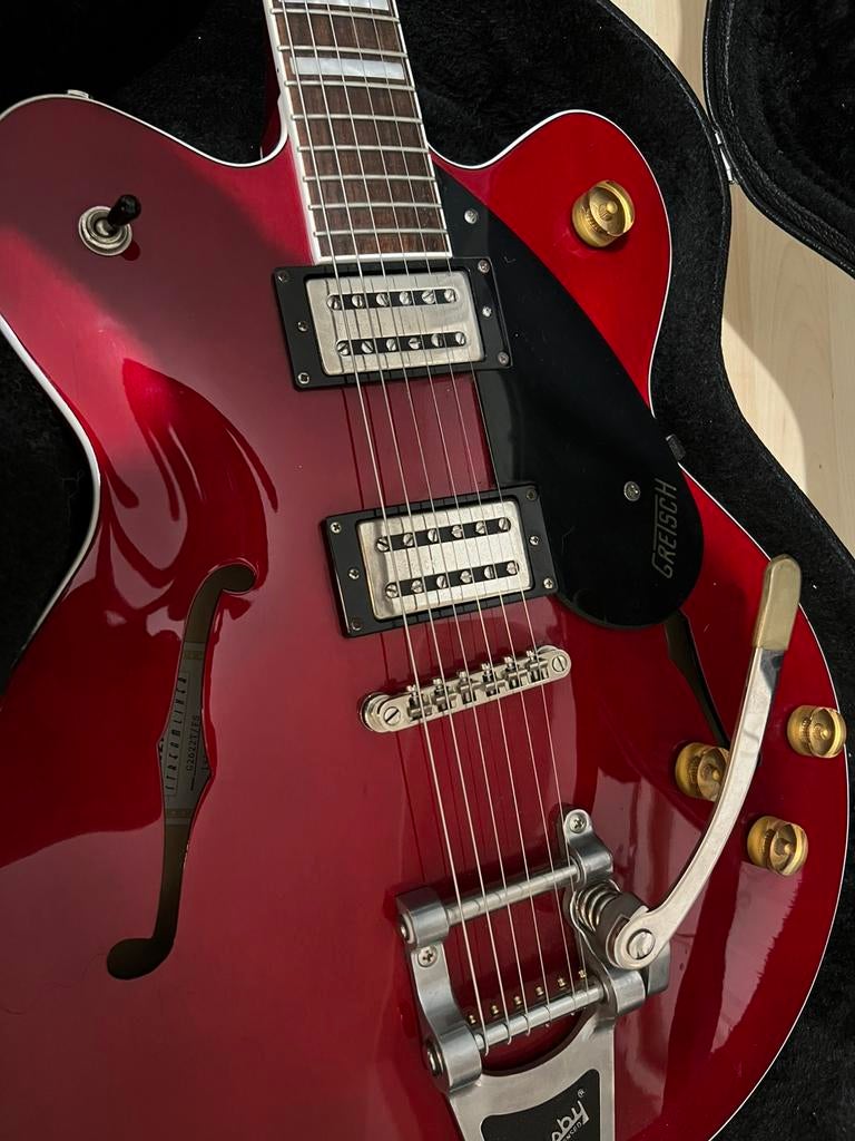Gretsch G2622T Streamliner met koffer (hardcase) – Bigsby, Ophalen, Zo goed als nieuw, Hollow body, Overige merken