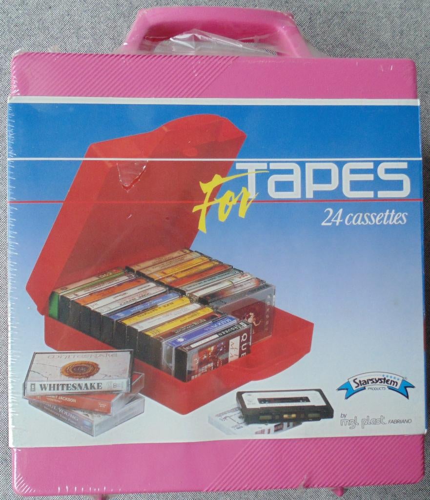 Cassette Opbergsysteem of Cassette-Koffertje  Nieuw, 2 t/m 25 bandjes, Ophalen of Verzenden, Pop, Nieuw in verpakking