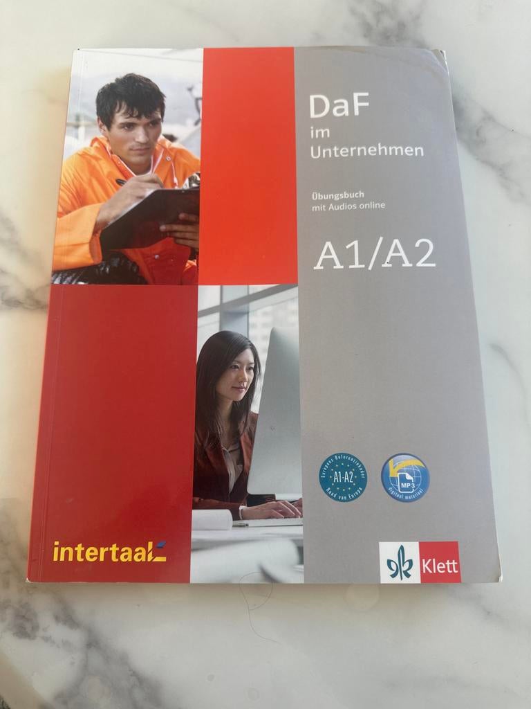 DaF im Unternehmen A1/A2 Übungsbuch met audios online, Ophalen of Verzenden, Alpha, Zo goed als nieuw, Overige niveaus