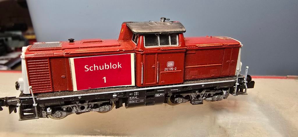 Arnold br-v212 diesellok loop of sloop, rijdt wel goed!, Hobby en Vrije tijd, Arnold, Gebruikt, Ophalen of Verzenden, Gelijkstroom