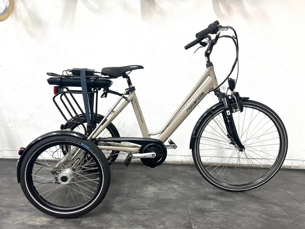 Hollandia Optima Elektrische Driewieler Fiets, Ophalen of Verzenden, Zo goed als nieuw