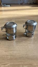 Duralex Durobor type single serve drip pot steel, Huis en Inrichting, Ophalen of Verzenden, Zo goed als nieuw, Pot, Bus of Blik