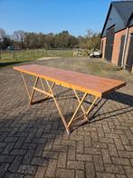 Grote houten klaptafel - Ideaal voor feesten en markten, Huis en Inrichting, Tafels | Eettafels, Gebruikt, Functioneel, Praktisch