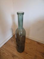 Grote glazen vaas, Ophalen, Blauw, Glas, Minder dan 50 cm