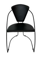 Vintage Arrben Linda stoelen set van vier design 80's, Ophalen, Vintage stoelen, Gebruikt, Zwart