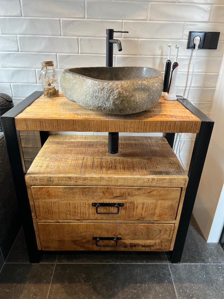 Badkamer meubel, Ophalen, (Half)hoge kast, Gebruikt, 50 tot 100 cm