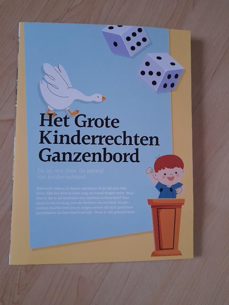 NIEUW HET GROTE KINDERRECHTEN GANZENBORD, Ophalen of Verzenden, Nieuw
