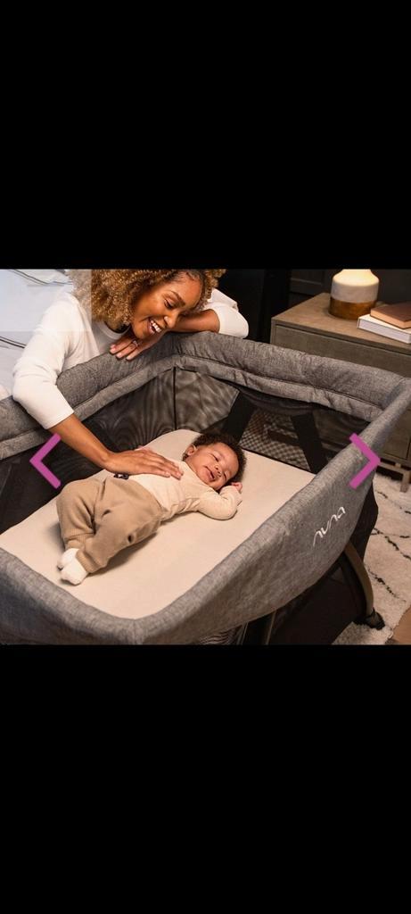 Nuna Senna reis bedje in hoogte verstelbaar met extra's, Kinderen en Baby's, Babywiegjes en Ledikanten, Zo goed als nieuw, Reisbedje