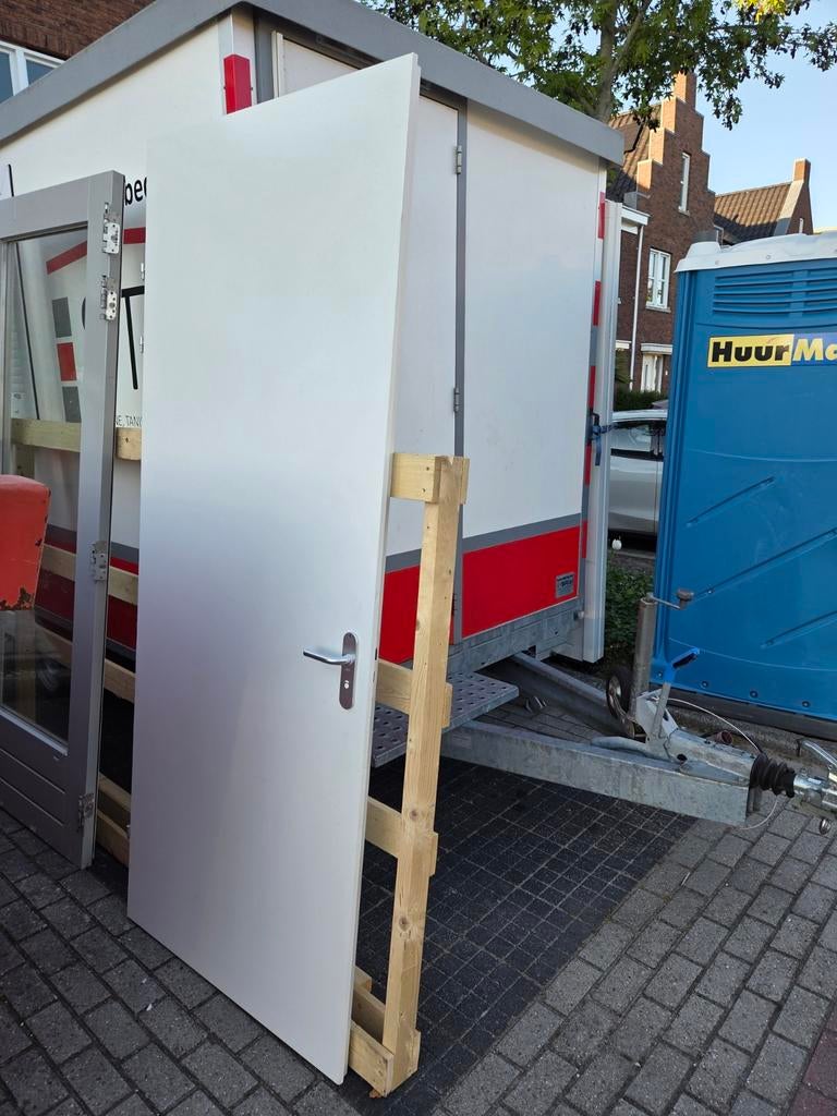 Wc deur Opdekdeur 93 x 231, Doe-het-zelf en Verbouw, Deuren en Horren, Ophalen of Verzenden, Binnendeur, 215 cm of meer