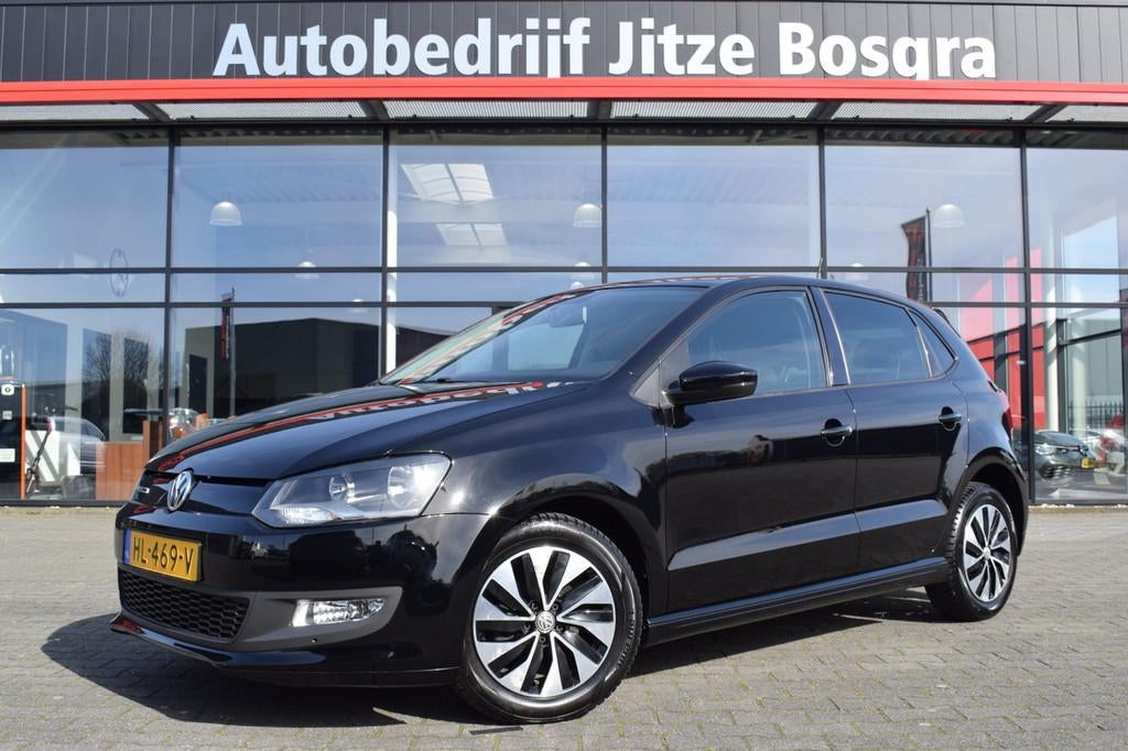 Volkswagen Polo 1.0 BlueMotion Edition Airco | Telefonie | 1, Voorwielaandrijving, Stof, Met garantie (alle), Zwart